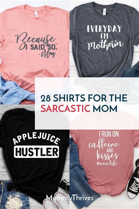 sarcastic mom shirts